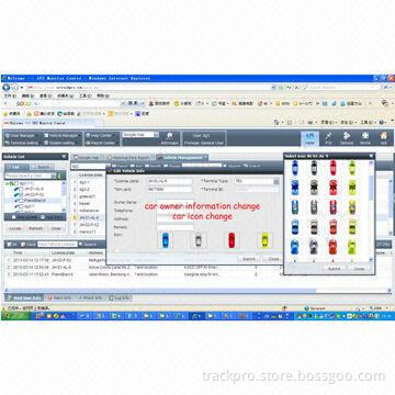 Car GPS tracking software Platform, GSM alarm system